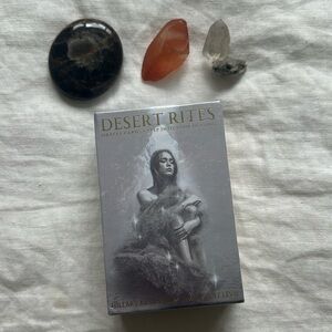 Oracle cards and crystal bundle